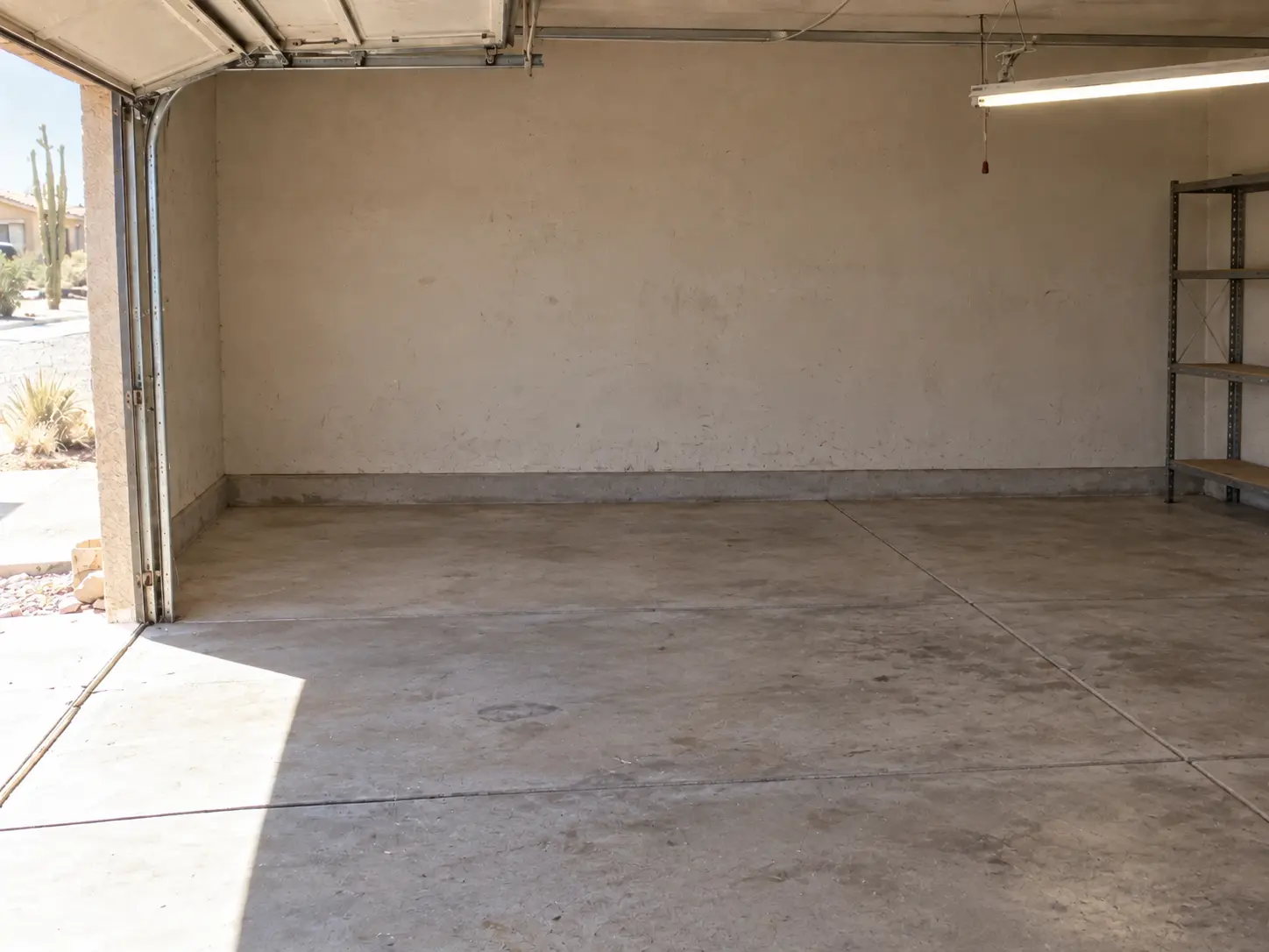 after — empty garage